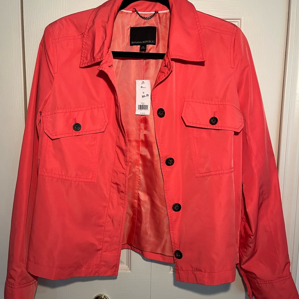 NWT Banana Republic Coral Jacket